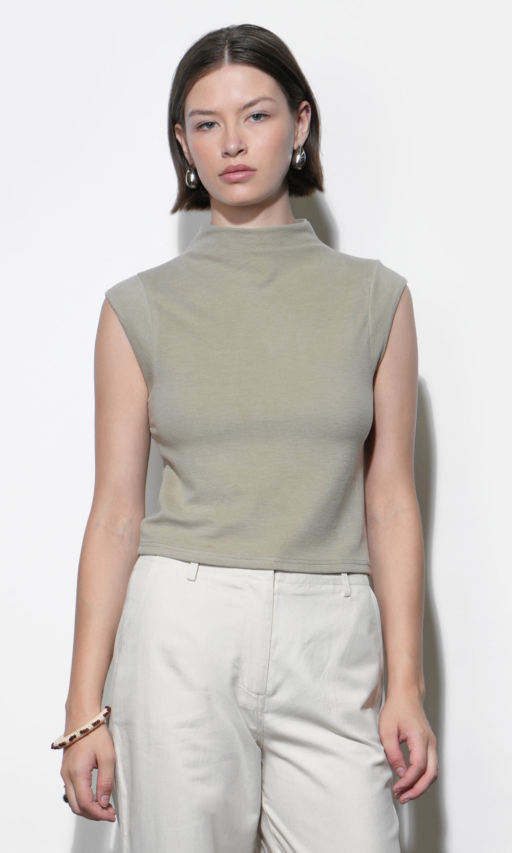 Paloma Funnel Neck Knit Top