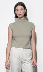 Paloma Funnel Neck Knit Top
