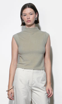 Paloma Funnel Neck Knit Top