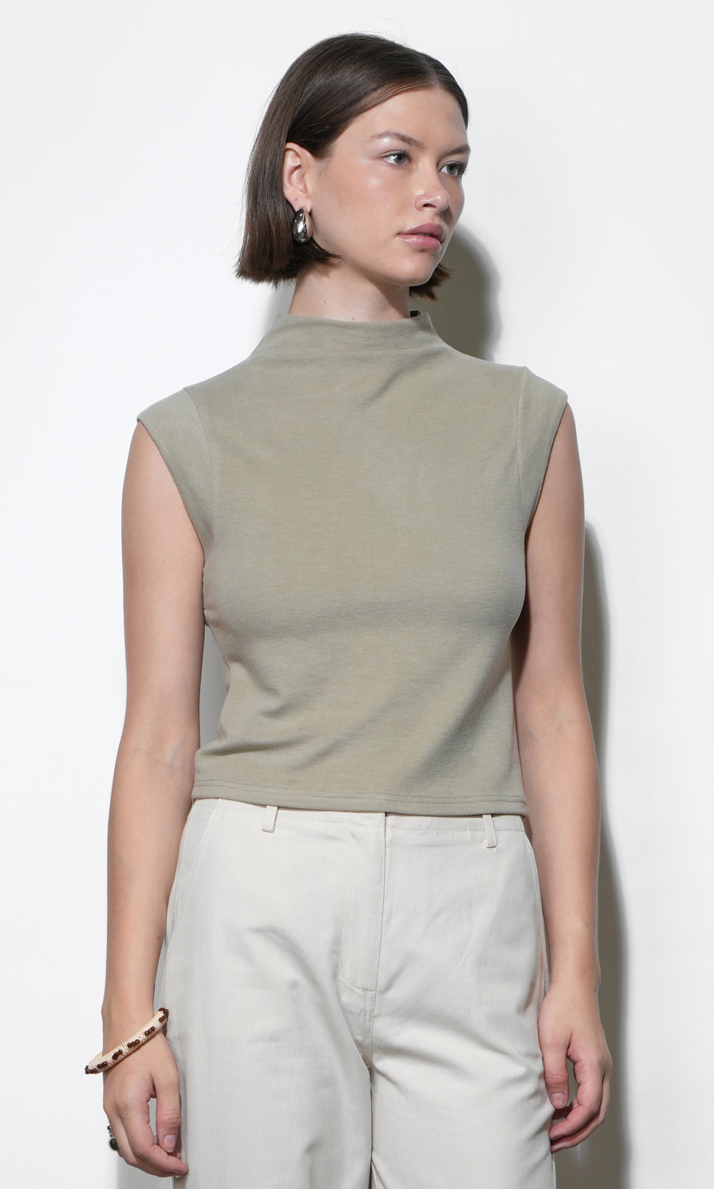 Paloma Funnel Neck Knit Top