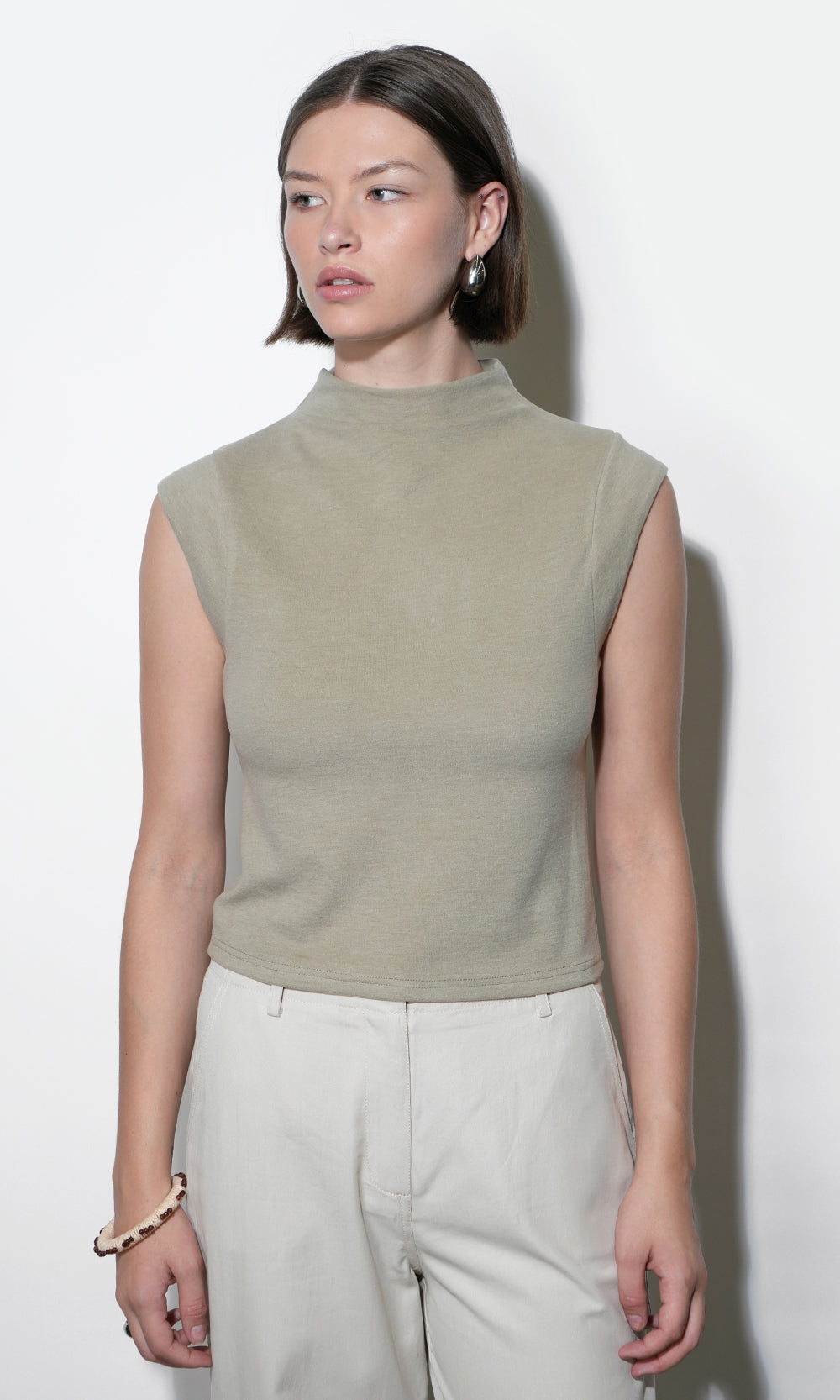 Paloma Funnel Neck Knit Top