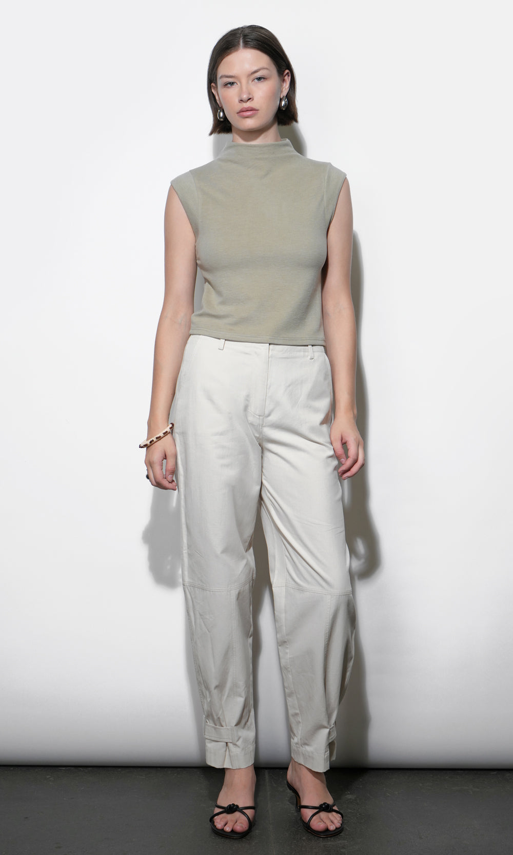 Paloma Funnel Neck Knit Top