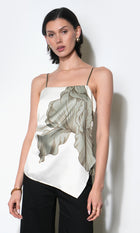 Lennon Side Tie Asymmetric Cami Top
