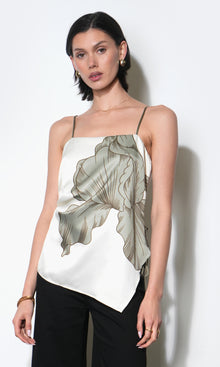 Lennon Side Tie Asymmetric Cami Top