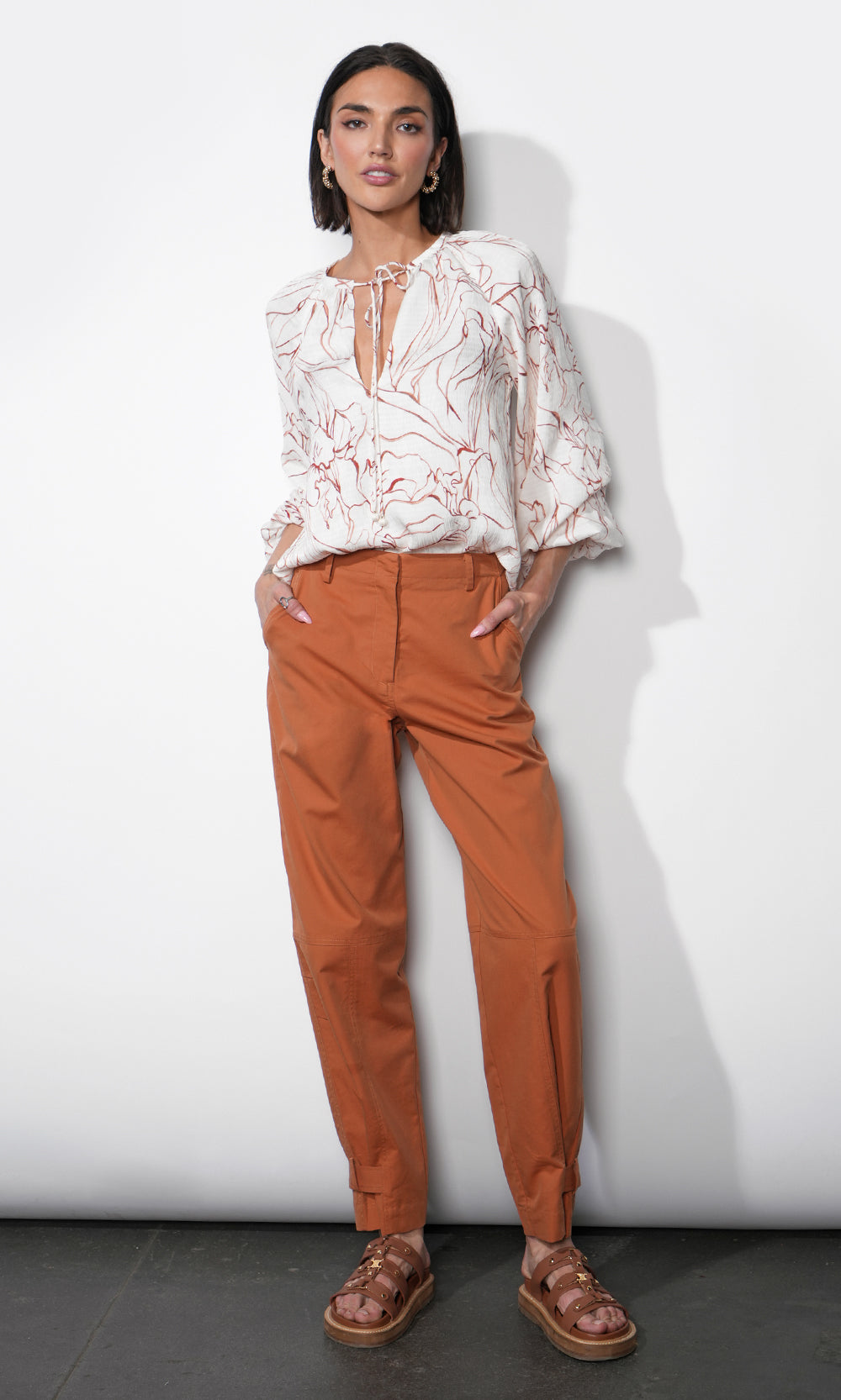 Cameron Cinched Ankle Pants