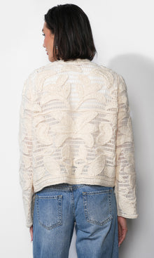 Sutton Open Crochet Cardigan