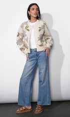 Skylar Cozy Floral Cardigan