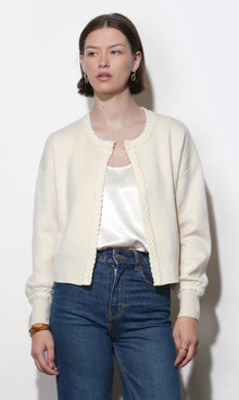 Teagan Braid Detail Cardigan