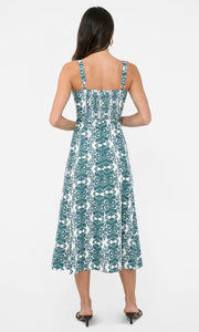 Hilary Linen Midi Dress