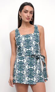 Sage Linen Skort
