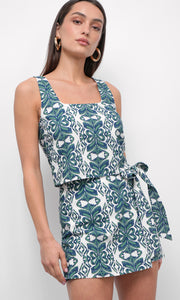 Sage Linen Skort