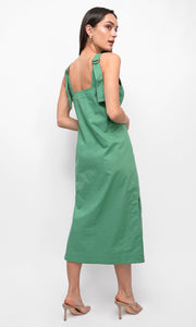 Lizette Apron Cotton Midi Dress
