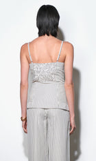 Sandi Button Front Top