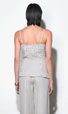 Sandi Button Front Top