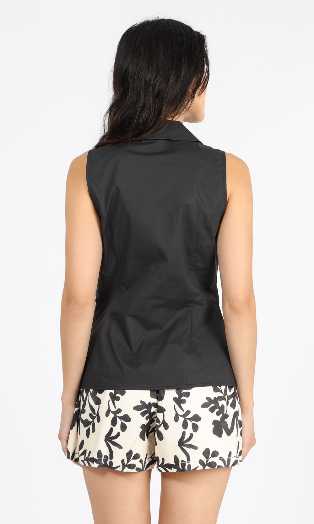Mary Twist Front Sleeveless Shirt | Greylin Collection