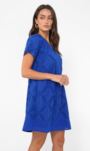 Fawn Embroidered Popover Dress