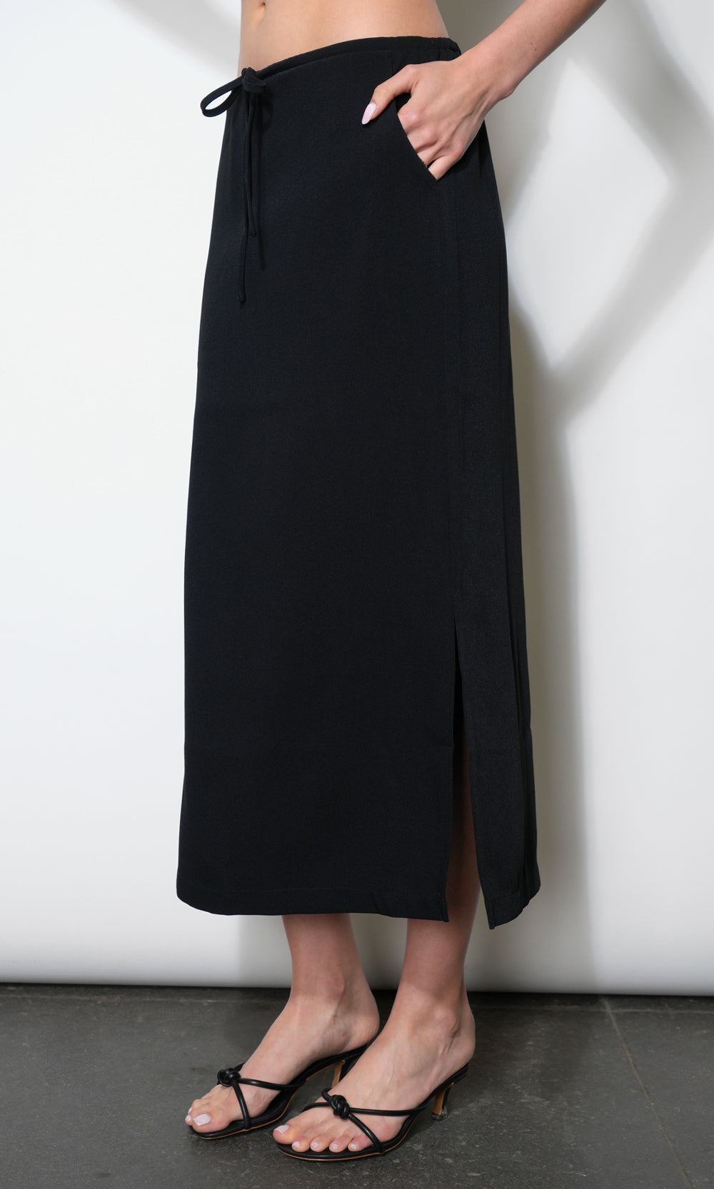 Genni Drawstring Midi Skirt