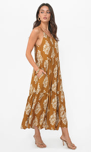 Sofie Braided Strap Midi Dress