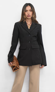 Yellis Pinched Waist Blazer
