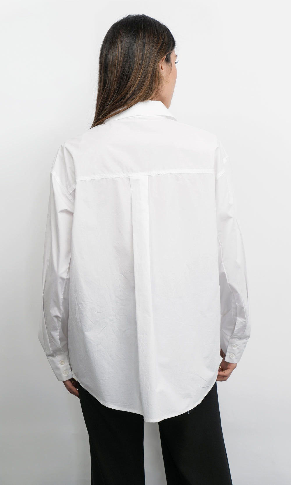 Eleanor Twofer Oversized Shirt | Greylin Collection