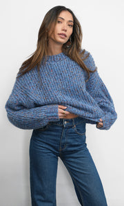 Jasper Slouchy Speckled Crew Neck Sweater