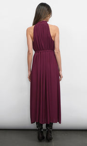 Everley Button Up Tie Front Midi Dress