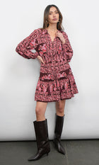 Ringo Long Sleeve Smocked Mini Dress