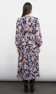 Kiernan Viscose Floral Midi Dress
