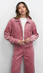 Dylanne Corduroy Jacket w/ Soft Jersey Lining