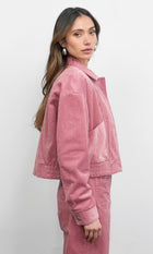 Dylanne Corduroy Jacket w/ Soft Jersey Lining