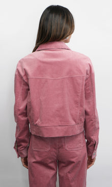 Dylanne Corduroy Jacket w/ Soft Jersey Lining