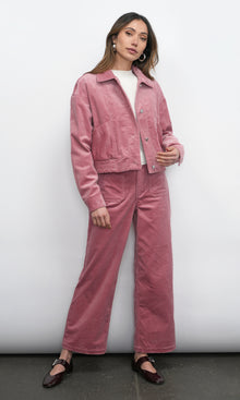 Dylanne Corduroy Jacket w/ Soft Jersey Lining