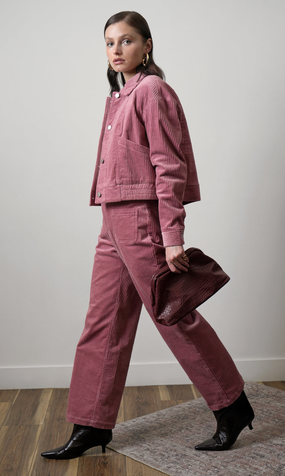 Deena Straight Leg Corduroy Pants | Greylin Collection