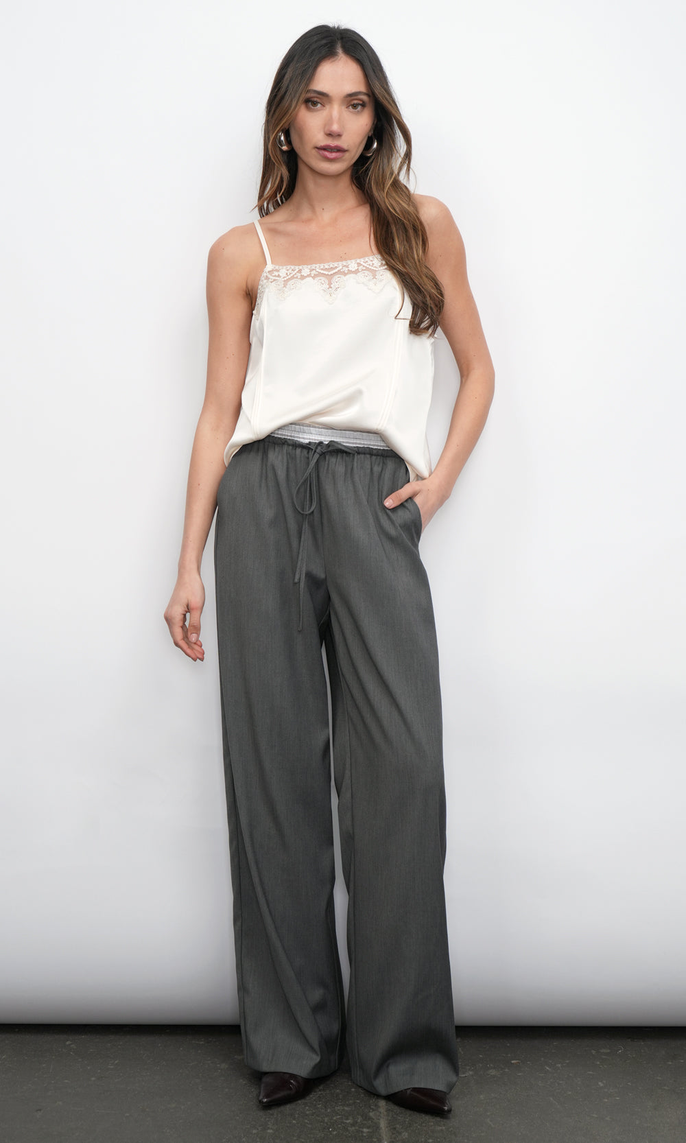 Coltrane Drawstring Trousers w/ Double