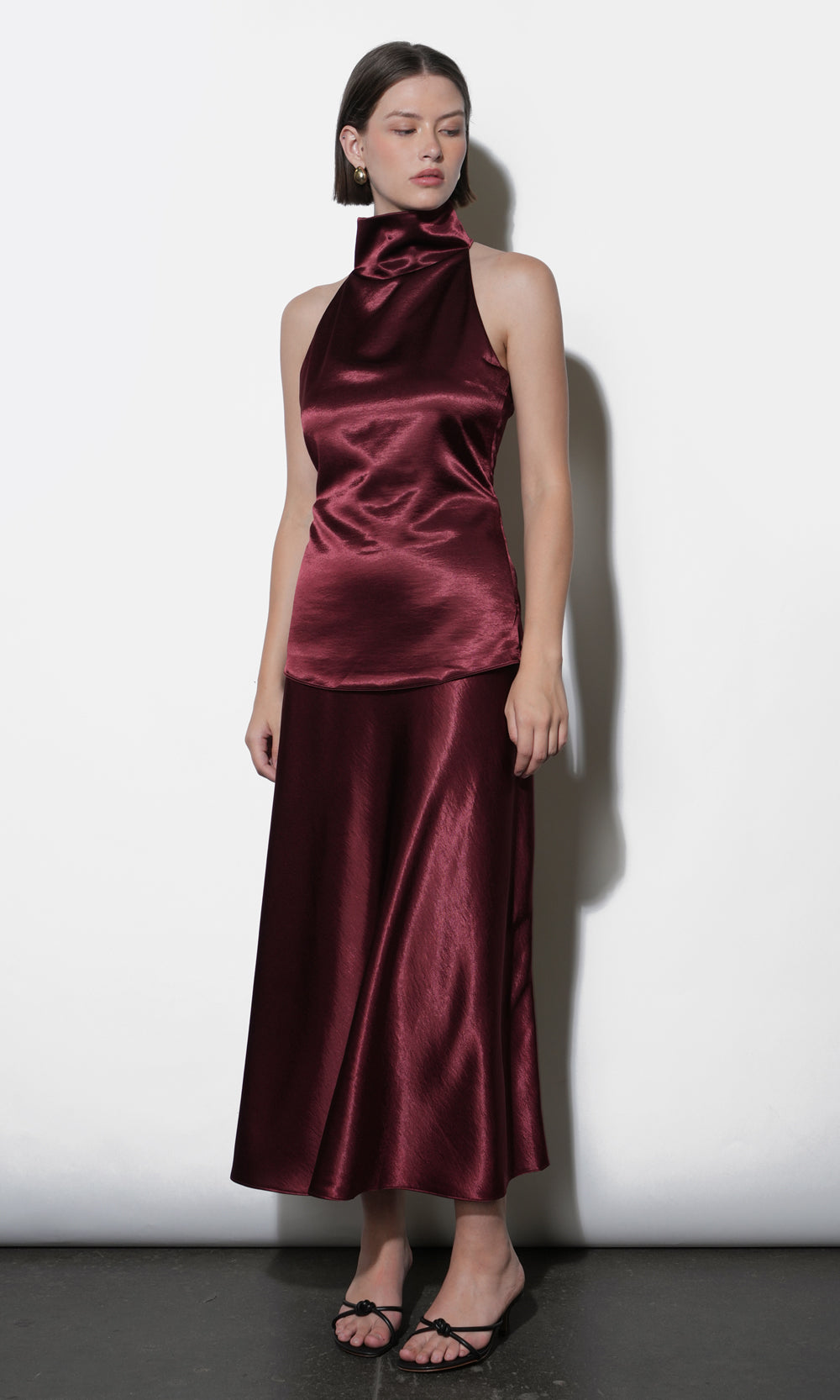 Paige Midi Slip Skirt