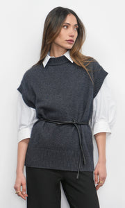 Jamie Oversized Open Back Vest
