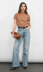 Darcy Ruched Sides Knit Top