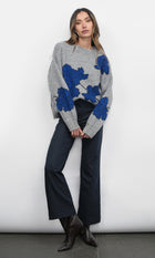 Bennett Intarsia Flower Sweater