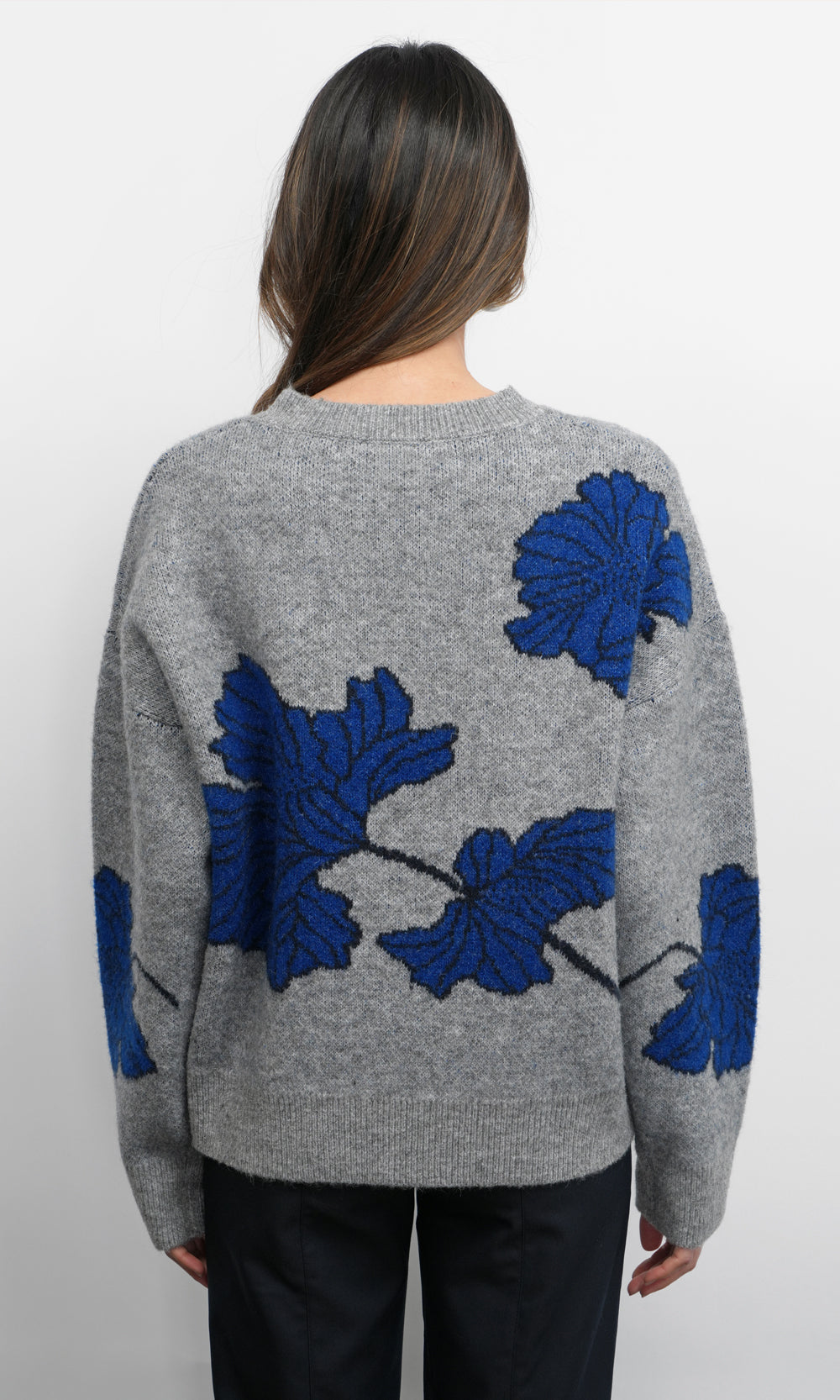 Bennett Intarsia Flower Sweater