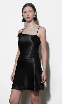 Floris Rosette One Shoulder Mini Dress