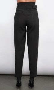 Abilene Belted Paper Bag High Waist Pants
