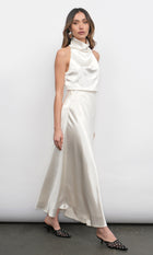 Addison Cowl Funnel Neck Halter Top