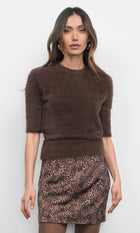 Tory Leopard Mini Skirt