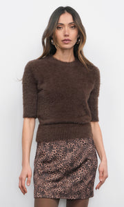 Tory Leopard Mini Skirt