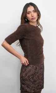 Tory Leopard Mini Skirt