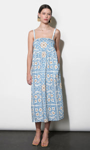 Callie Trapeze Back Cut Out Midi Dress