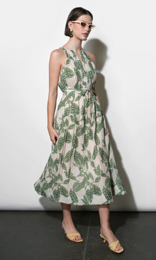 Veneria Halter Midi Dress