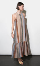 Faith Cross Back Strap Midi Dress