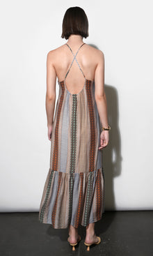 Faith Cross Back Strap Midi Dress