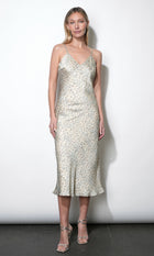Cassandra Animal Midi Slip Dress